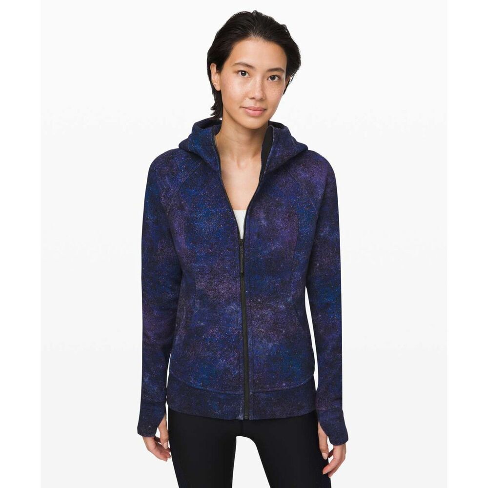 Lululemon Scuba Full-Zip Hoodie in Polar Lights Blue Multi size 2 jacket